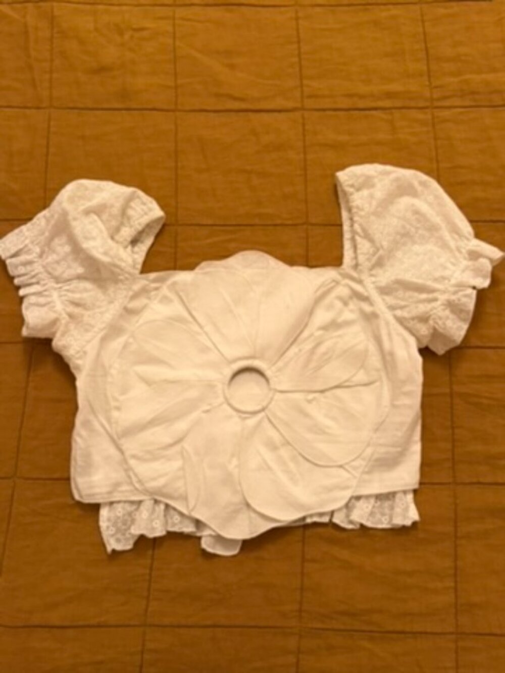 House of Sunny Cutout Petal Blouse, Sz 6